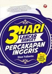 3 Hari lancar Banget Percakapan Inggris