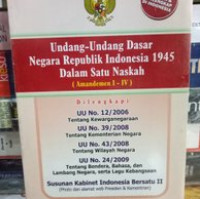 UUD Negara Republik Indonesia 1945 Dalam Satu Naskah